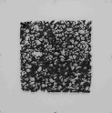 0362  Sich auflösendes Quadrat  2003<br />Kunststoffgeflecht zwischen Acrylglas,  30 x 30 cm